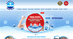 Desktop Screenshot of aguasantaclara.com.br